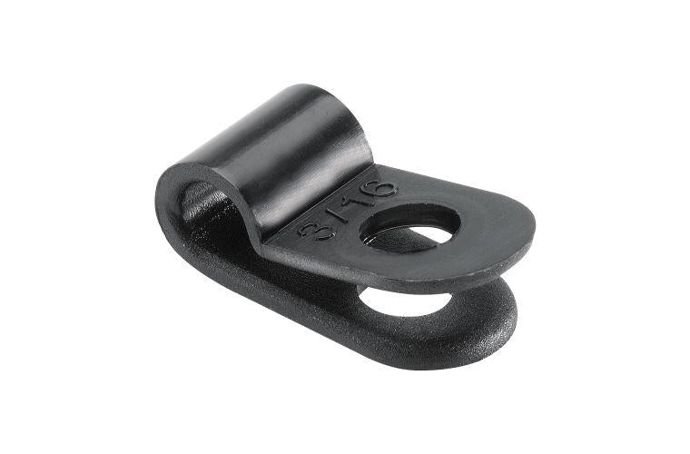 Narva Cable Clamp P/Clips Plastic 6.4mm (100Pk) 56582