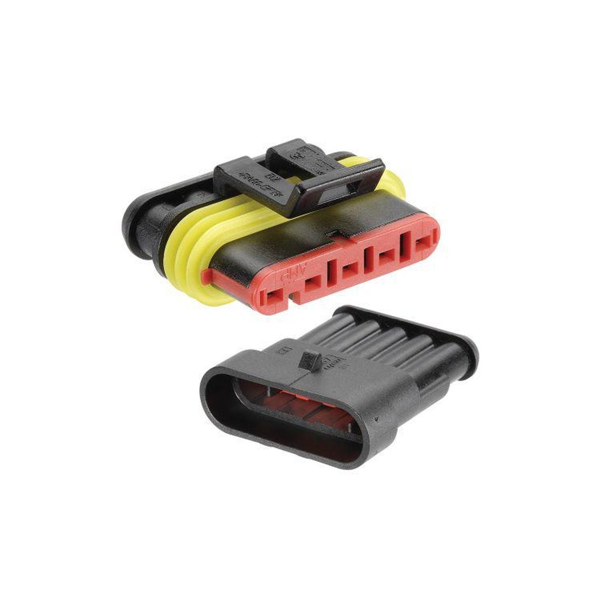 Narva 5 Way Waterproof AMP Connector Housing Kit 57521BL