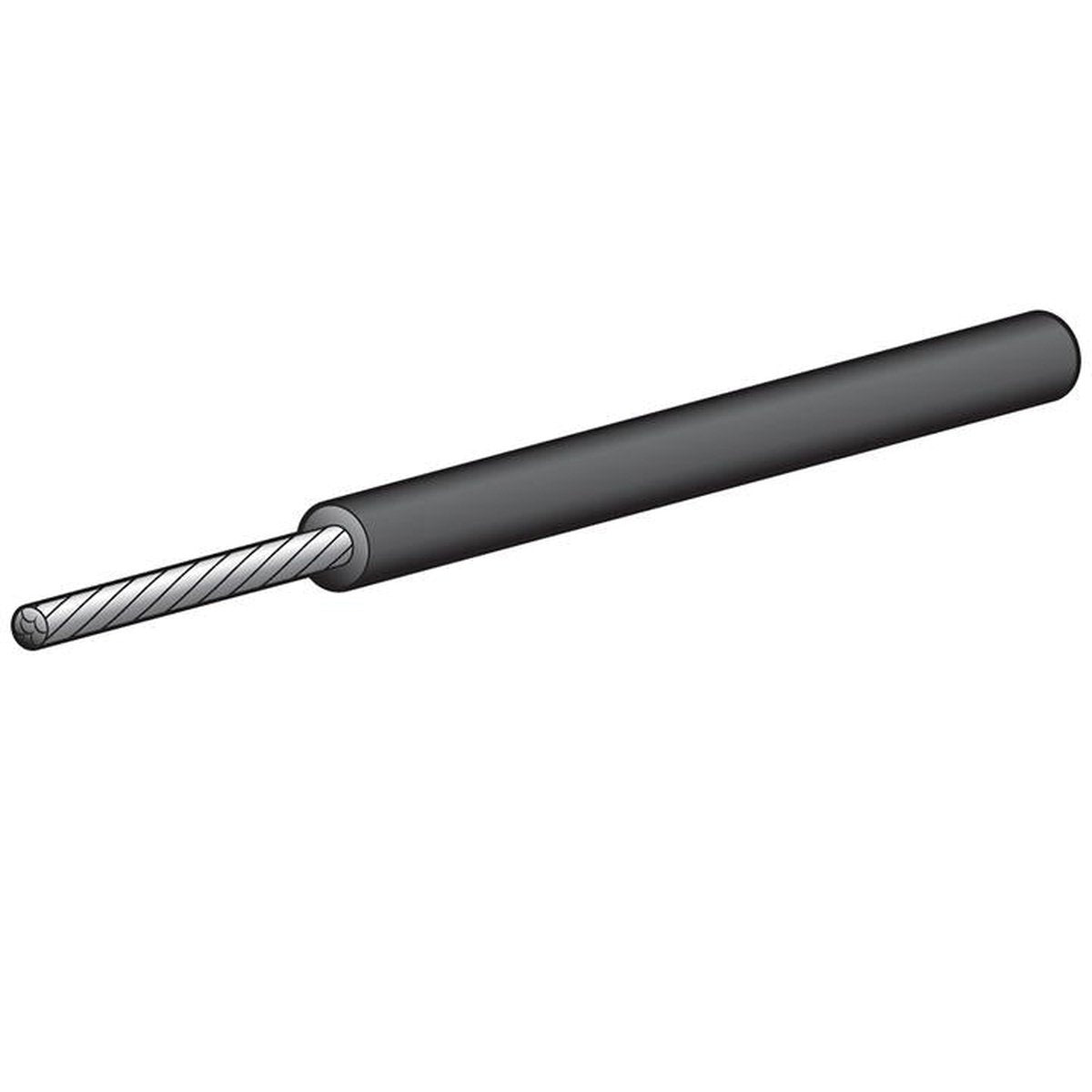 Narva Cable Marine Single Core 4A 2mm x 30m Black 5812M-30BK