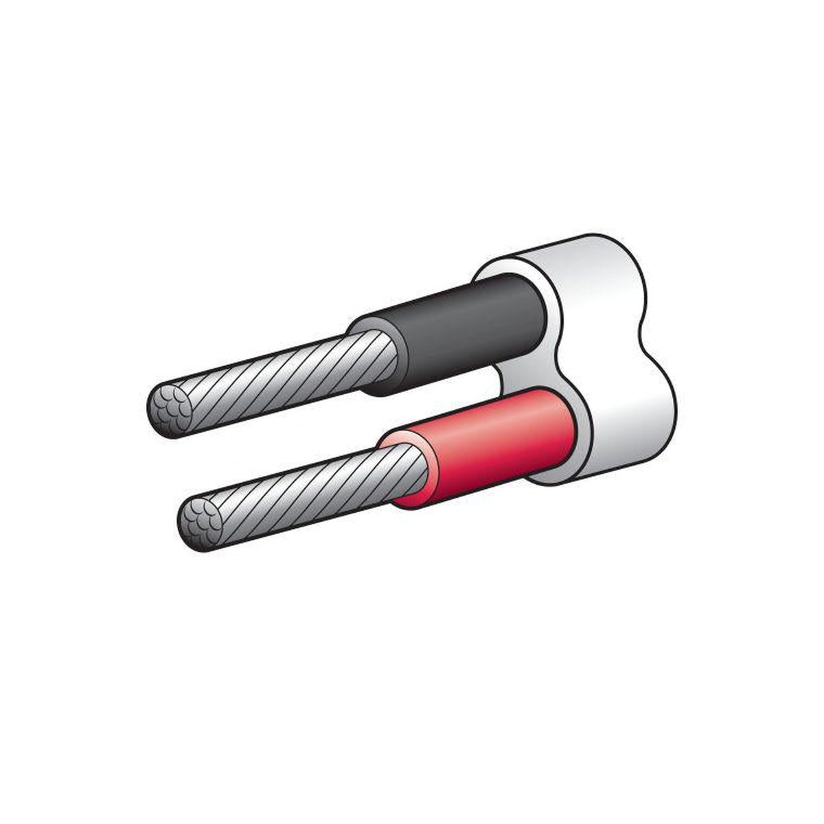 Narva Cable Marine Twin Core 6mm x 30m Red/Black 5826M-30TW
