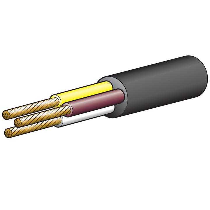 Narva Cable 3 Core 10A 3mm x 30m 5833-30WYB