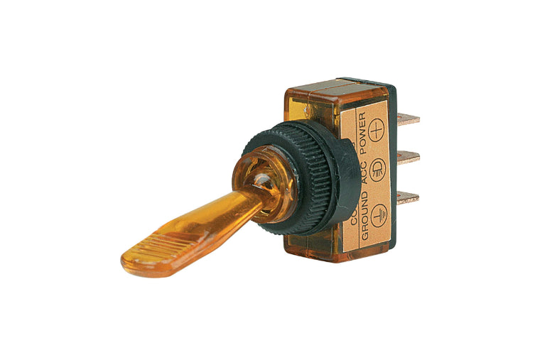 Narva Switch Toggle Illuminated On Off Amber 60050BL