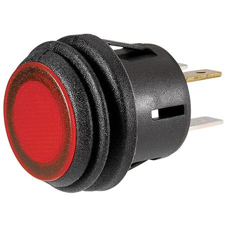 Narva Switch Push Button On Off Red LED Waterproof 60094BL