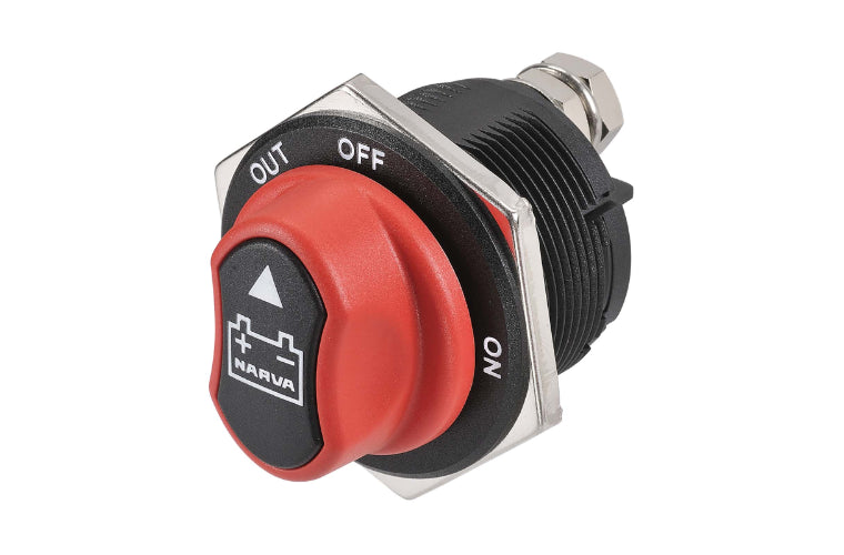 Narva Rotary Battery Master Switch with Removable Keyed Knob 200A 61043BL