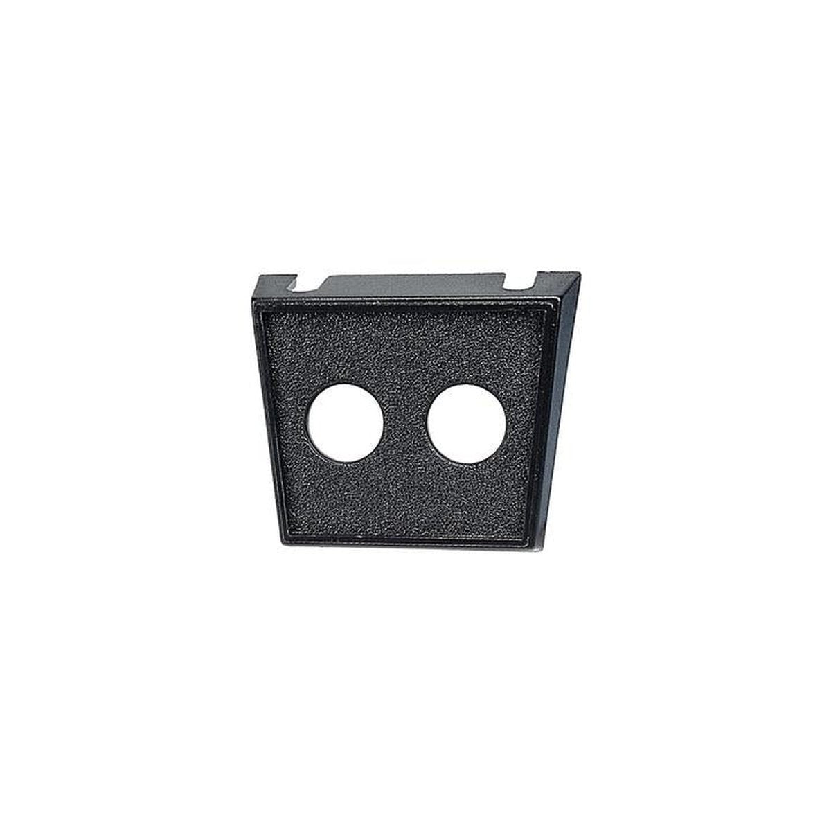 Narva Switch Panel Plastic Dual Hole 62041BL