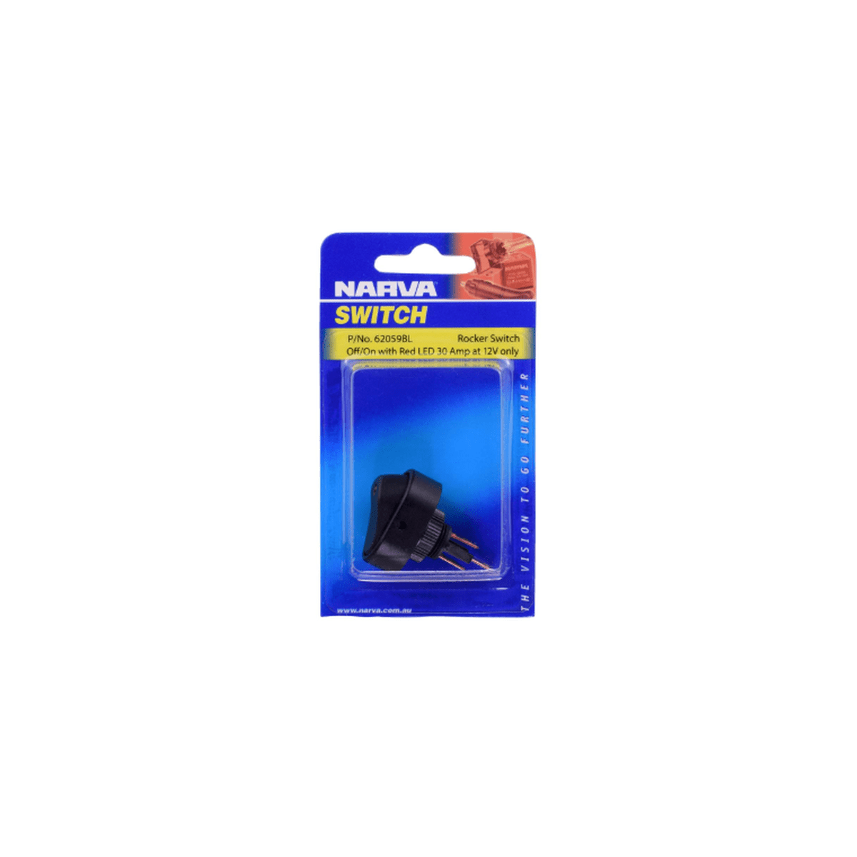 Narva Rocker Switch Red 62059BL