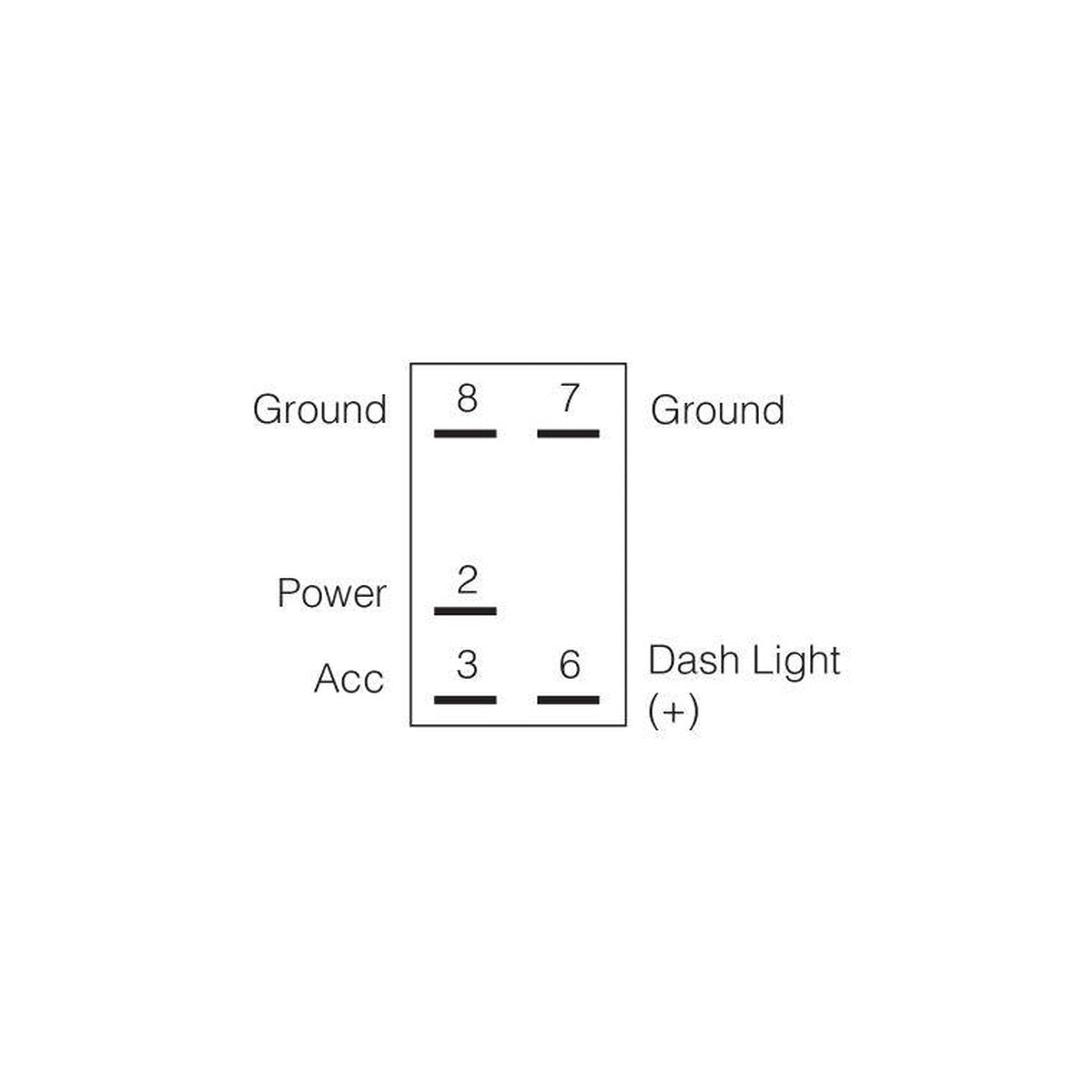 Narva Switch Momentary Rocker Illuminated 12V 20A Red 63129BL
