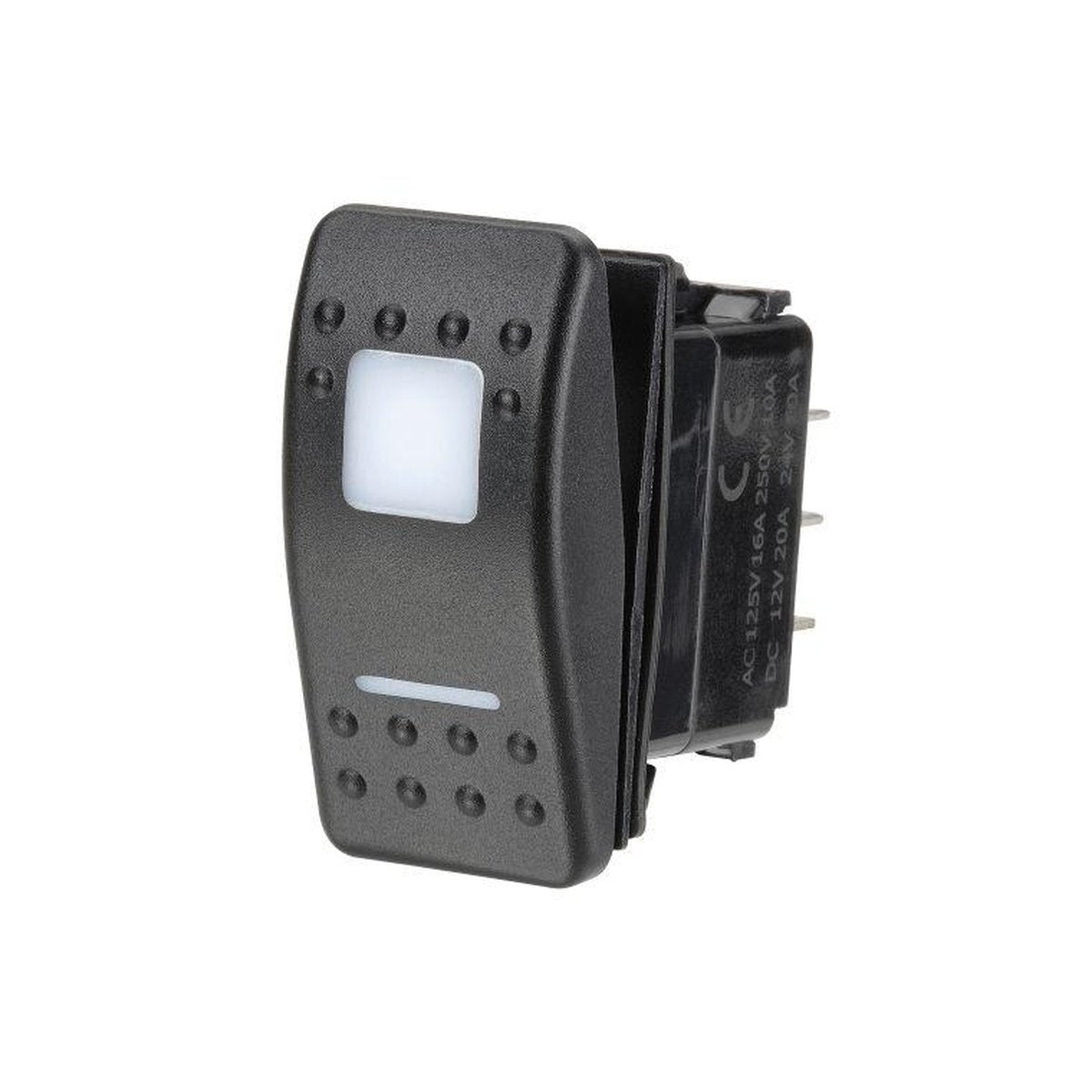 Narva Rocker Switch Illuminated 12/24V Red On Off On 63168BL