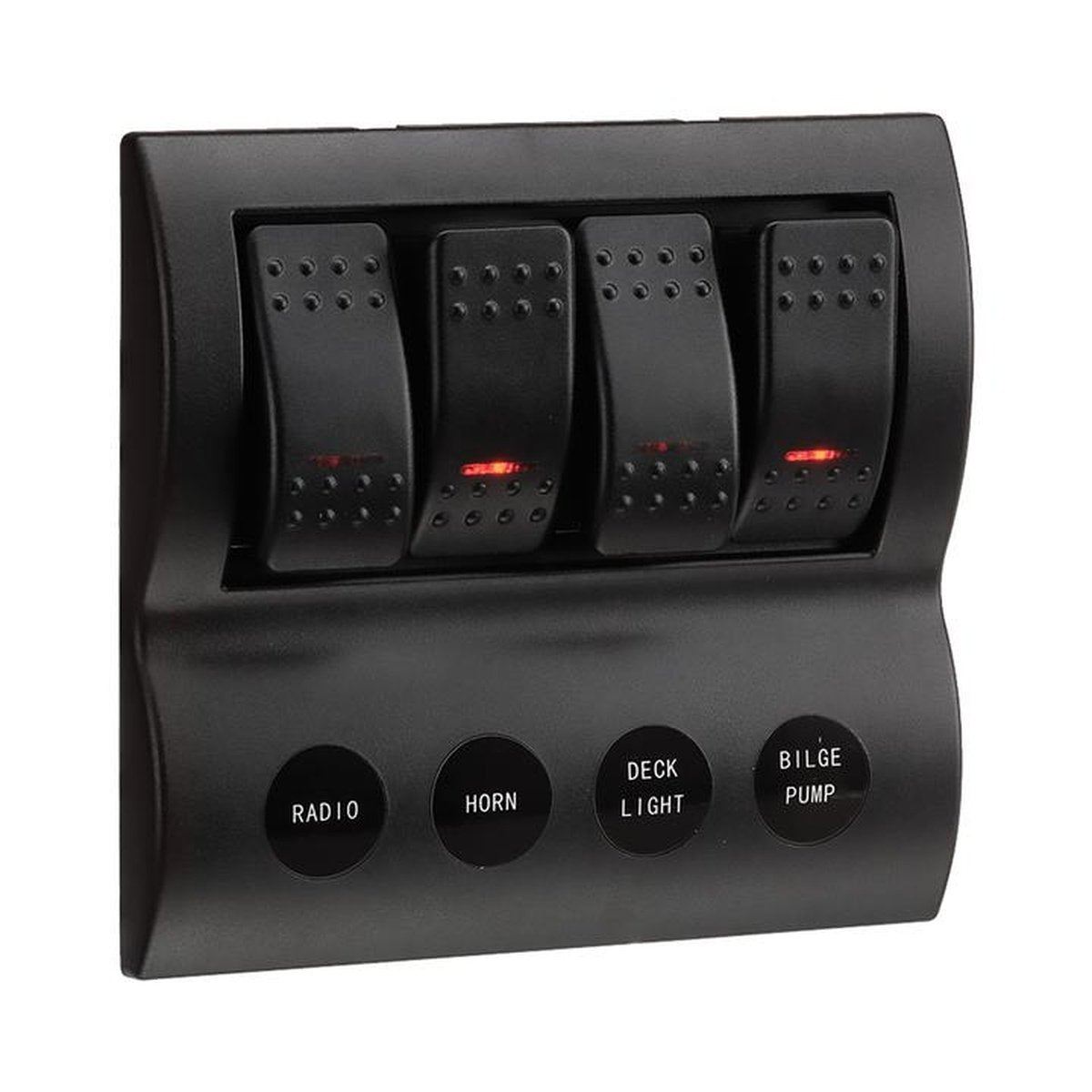 Narva Switch Panel With Fuse Protection 4 Way 63190