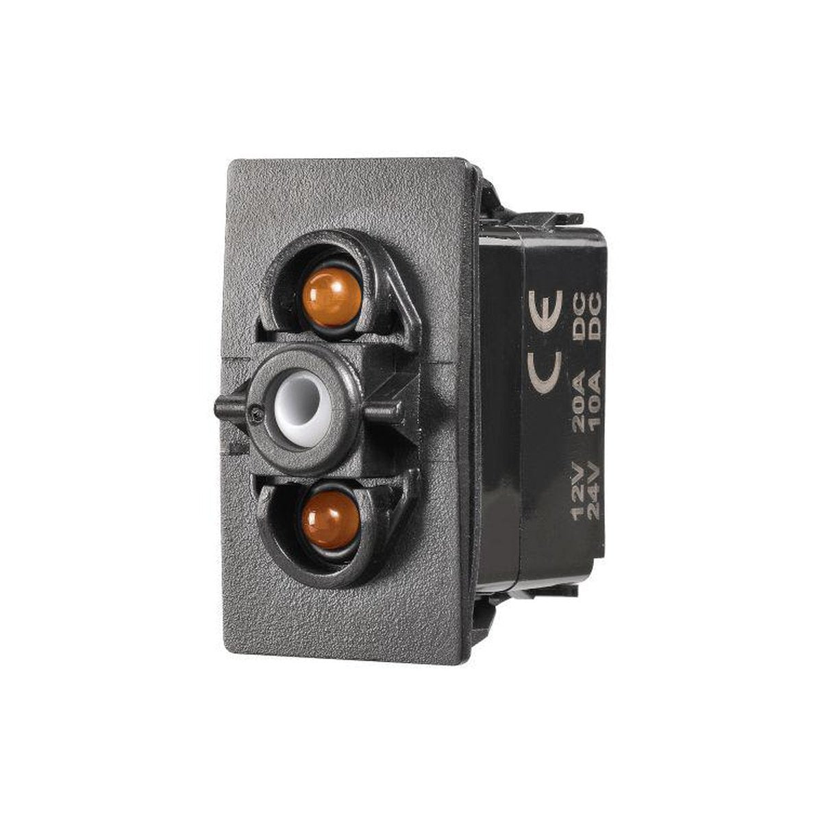 Narva Switch Momentary Rocker Base 12/24V Amber LED 63250BL