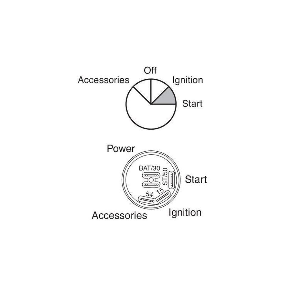 Narva Ignition Switch 4 Position 64018