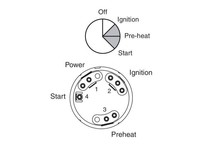 Narva Ignition Switch 4 Position 64028
