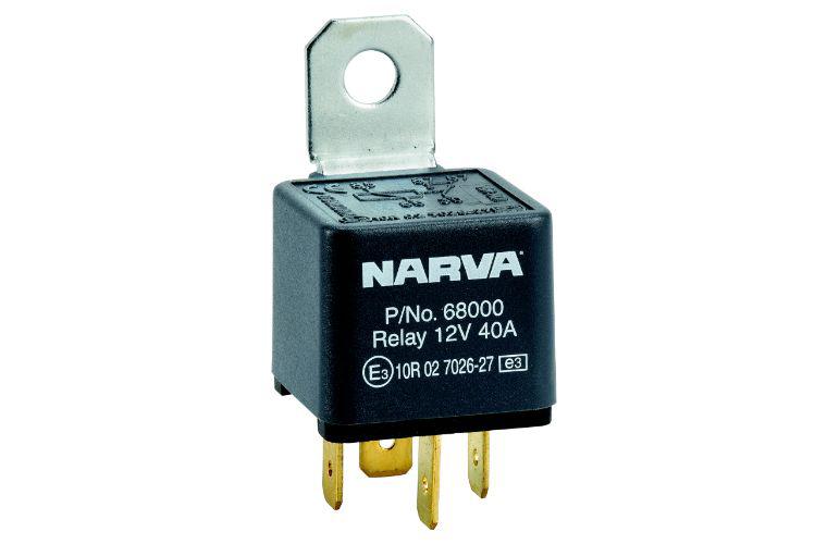 Narva Relay Normally Open 12V 4 Pin 40A 68000