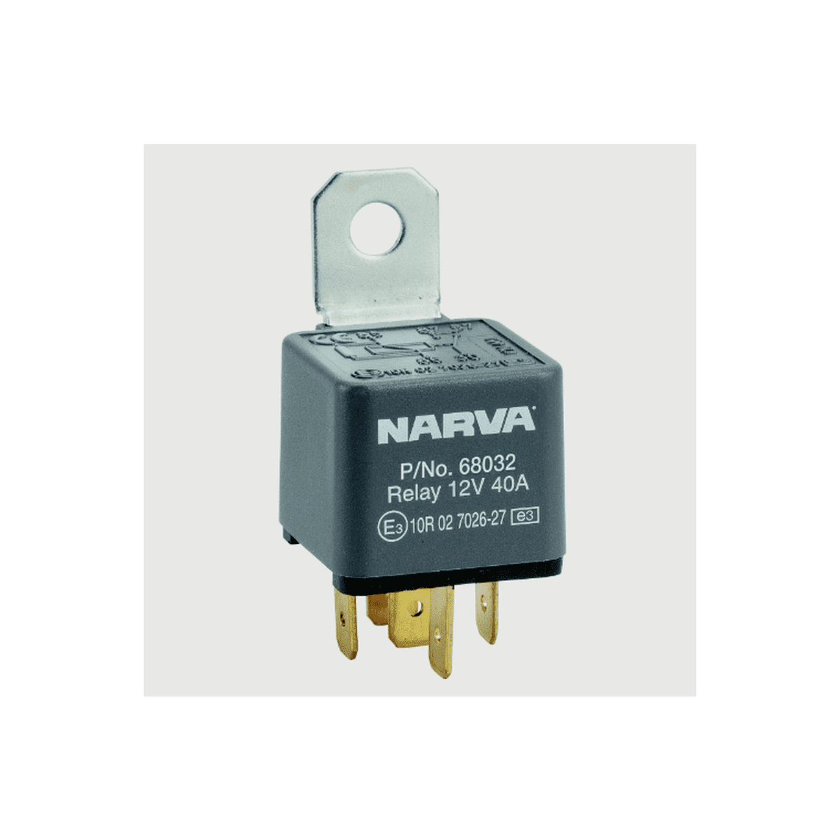 Narva Relay Normally Open With Diode 12V 5 Pin 40A 68032BL