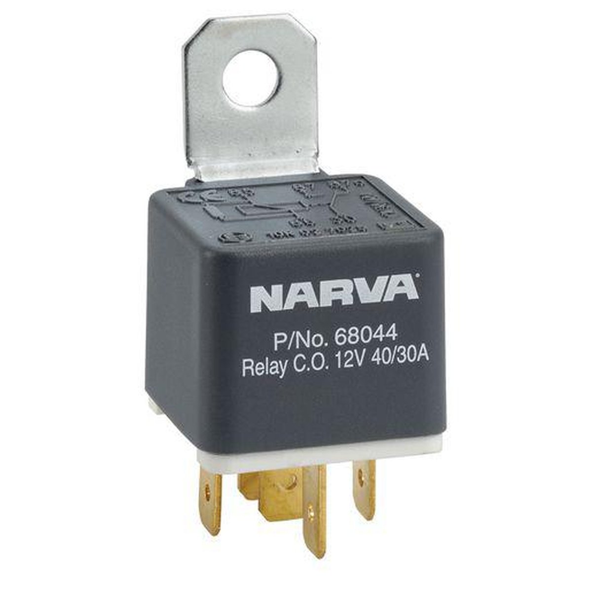 Narva Relay Change-Over With Diode 12V 5 Pin 40A/30A 68048BL