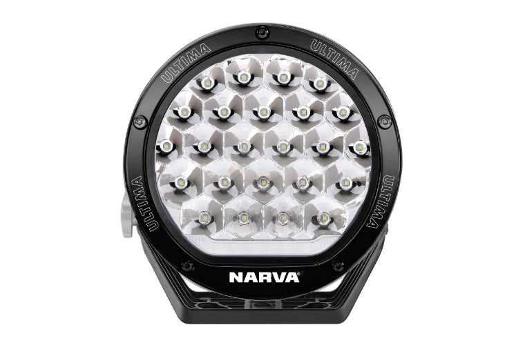 Narva Ultima 180 MK2 LED Black Driving Light 180mm 9-33V 120W 5700K 71730BK