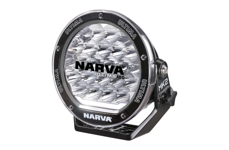 Narva Ultima 180 MK2 LED Black Driving Light 180mm 9-33V 120W 5700K 71730BK