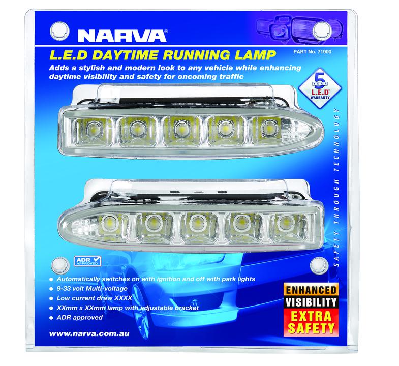 Narva Slimline LED Daytime Running Lamp Kit - 71902