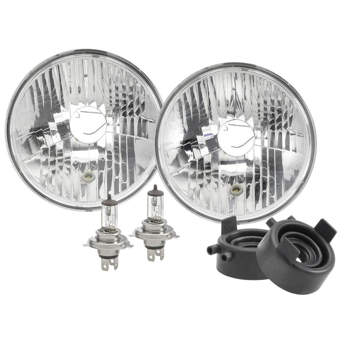 Narva 7" H4 Free Form Halogen Headlamp Conversion Kit 12V 60/55W - 72002