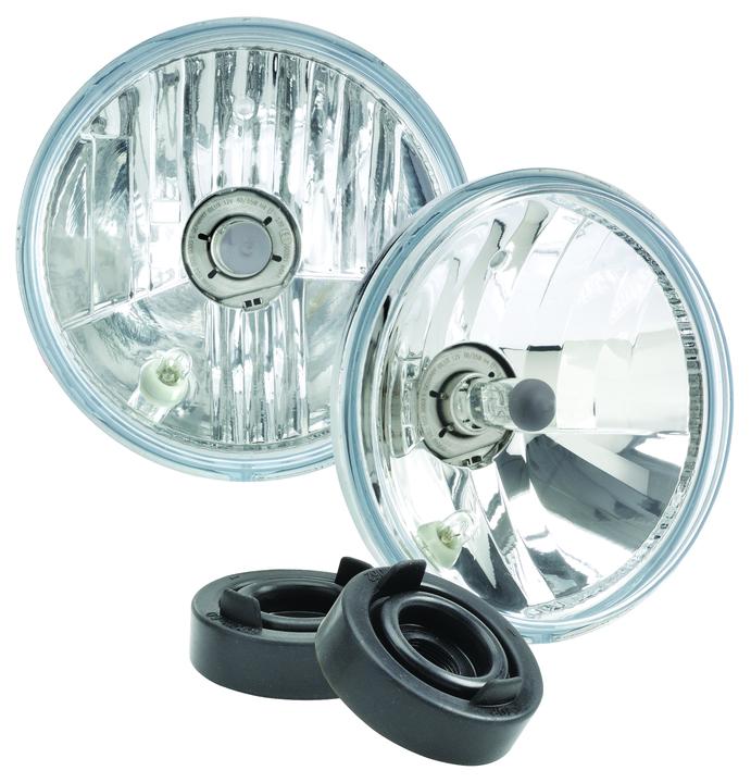 Narva 5 3/4" H4 Free Form Halogen Headlamp Conversion Kit 12V 100/55W - 72010