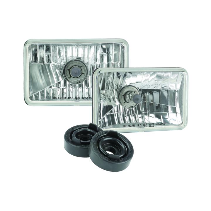 Narva H4 165X100mm Free Foam Halogen Headlamp Conversion Kit 12V 60/55W - 72018