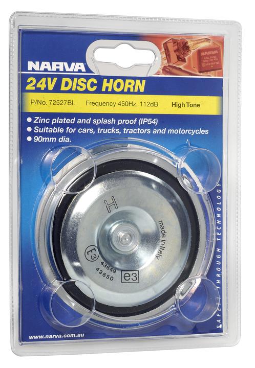 Narva Horn Disc High Tone 24V 72527BL
