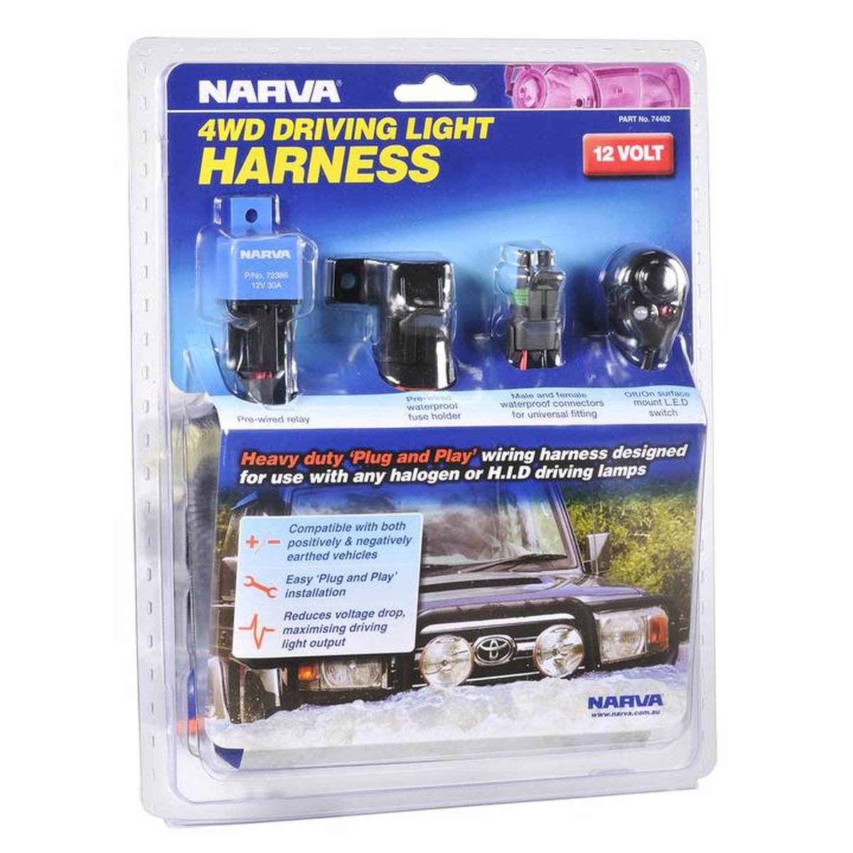 Narva Driving Light Harness 24V - 74402-24