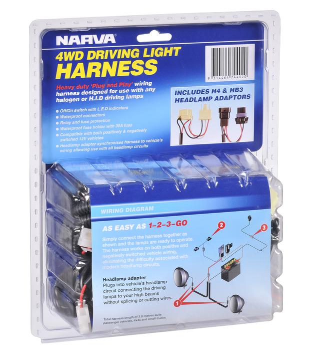 Narva Driving Light Harness 12V - 74402