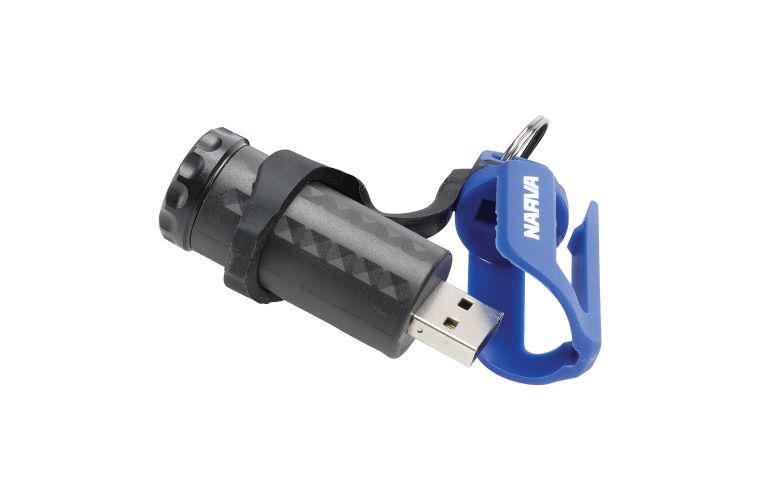 Narva Rechargable LED USB Torch 81037BL