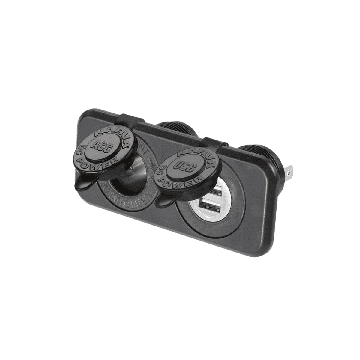 Narva Twin Socket With USB Dual Socket HD 81144BL