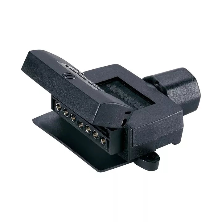 Narva 7 Pin Trailer Plug Flat Plastic 82043BL