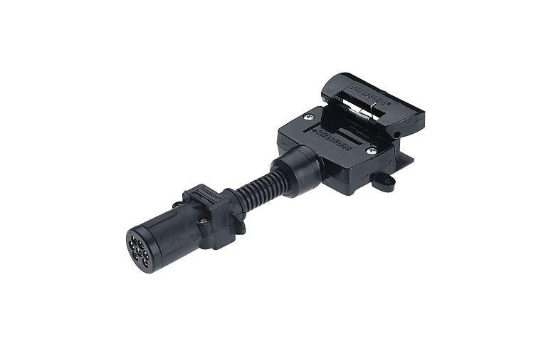 Narva Trailer Plug 6 Pin Small Round To 7 Pin Flat 82220BL