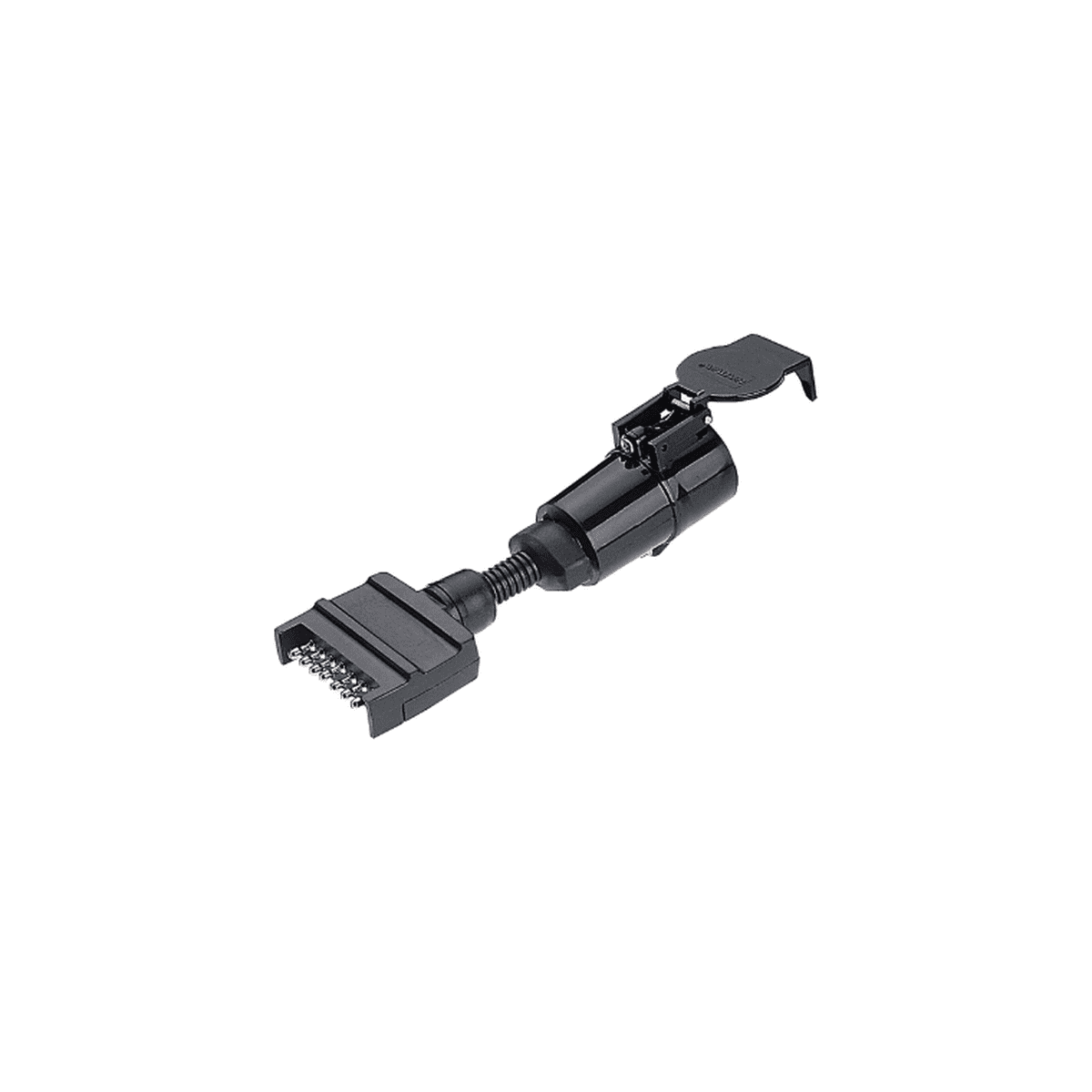 Narva Trailer Adapter Flat to Large Round 82245BL
