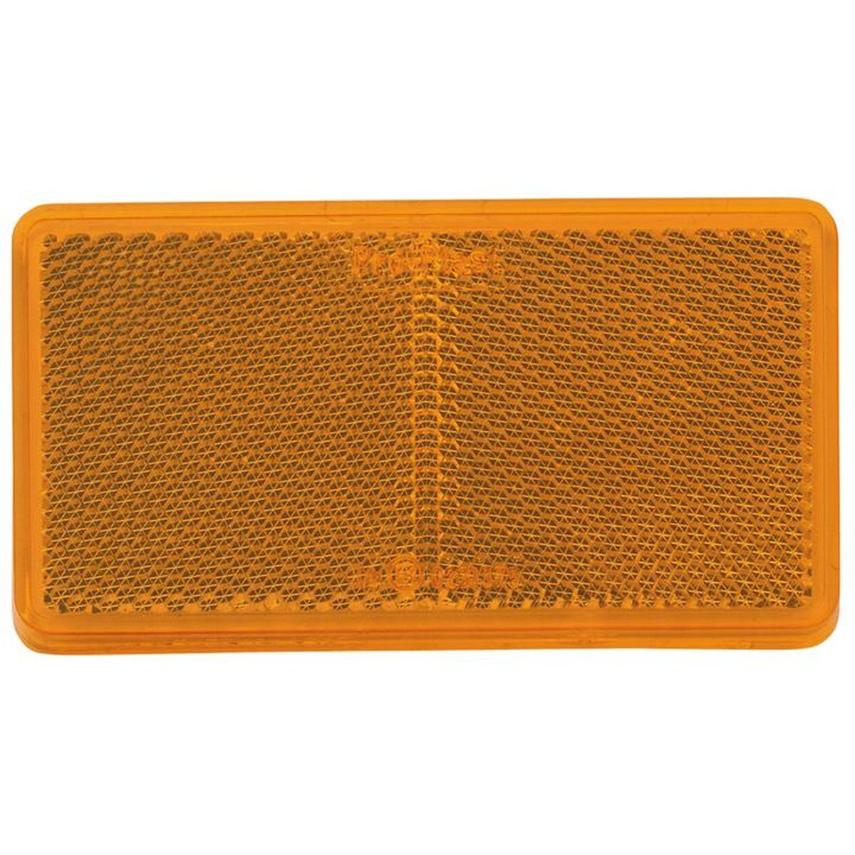 Narva Retro Reflector with Self Adhesive Rectangle Amber 94mm x 42mm (50Pk) 84061/50