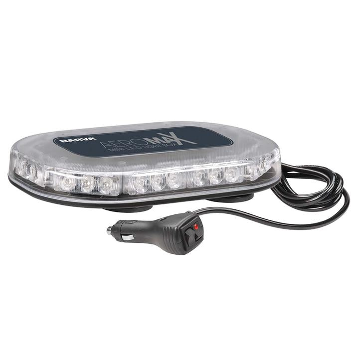Narva LED Light Box High Powered Amber Magnetic Base w/ Amber Lens