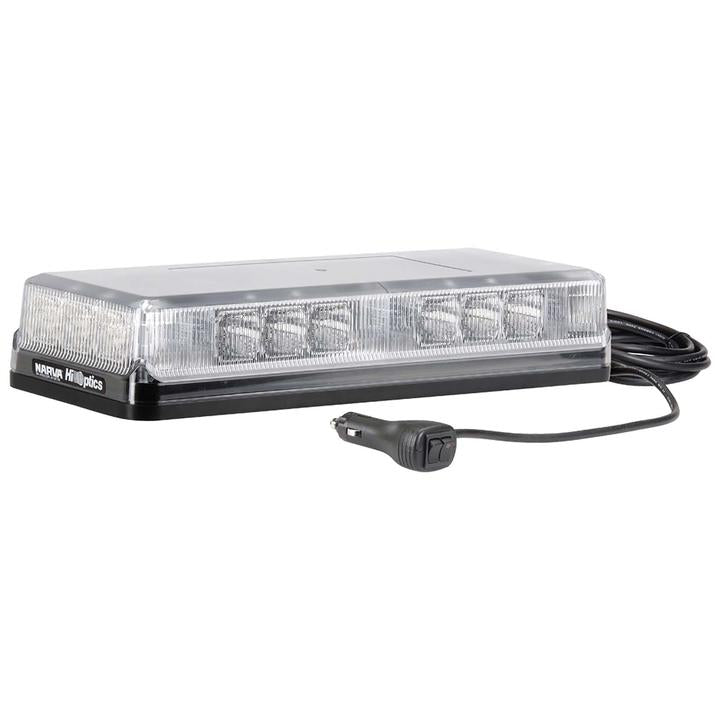 Narva LED Light Box Amber Flange Base w/ Clear Lens 12V 85062A