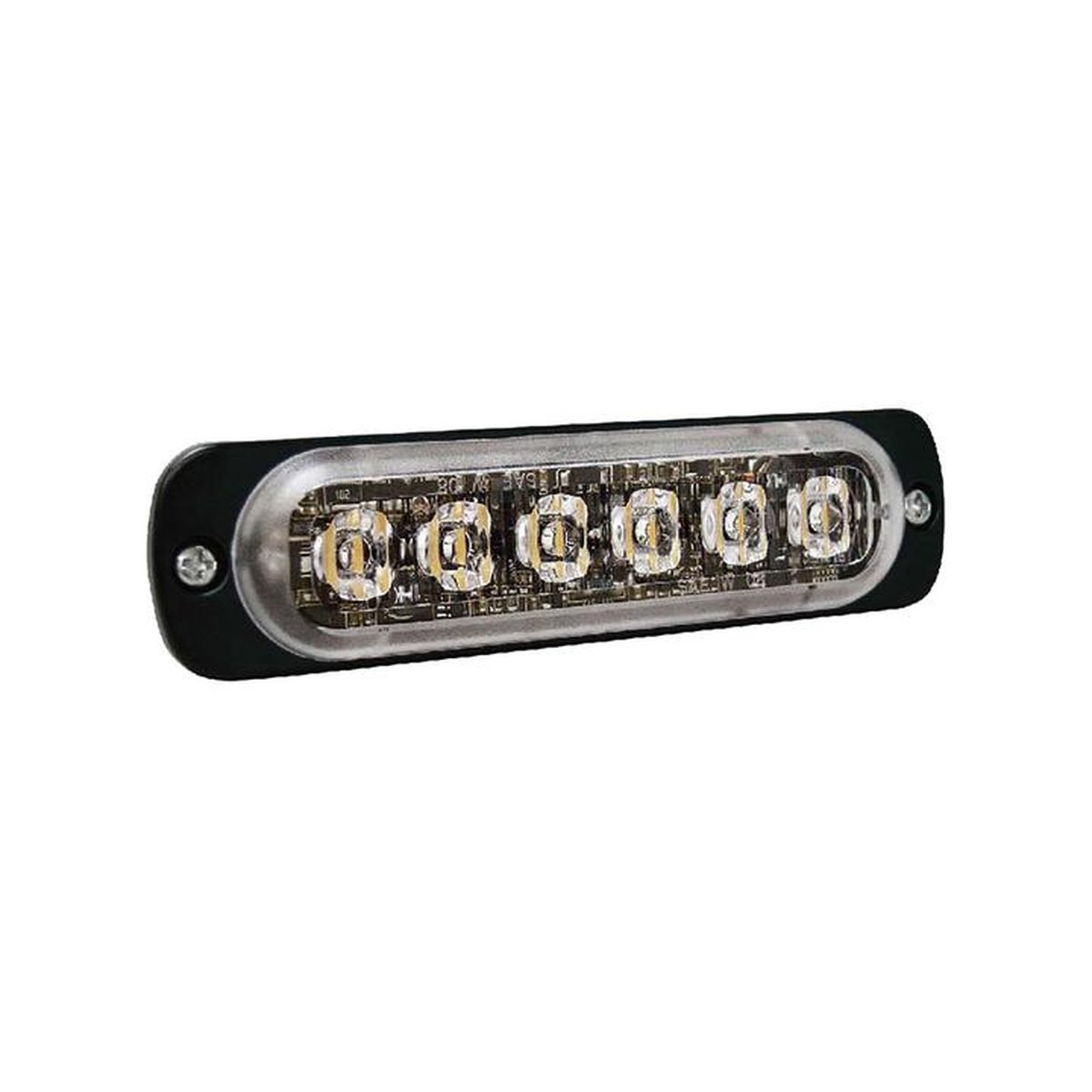 Narva Undercover Low Profile LED Warning Lamp with Flash Pattern Red 12-24V 6 x 1W 85215R