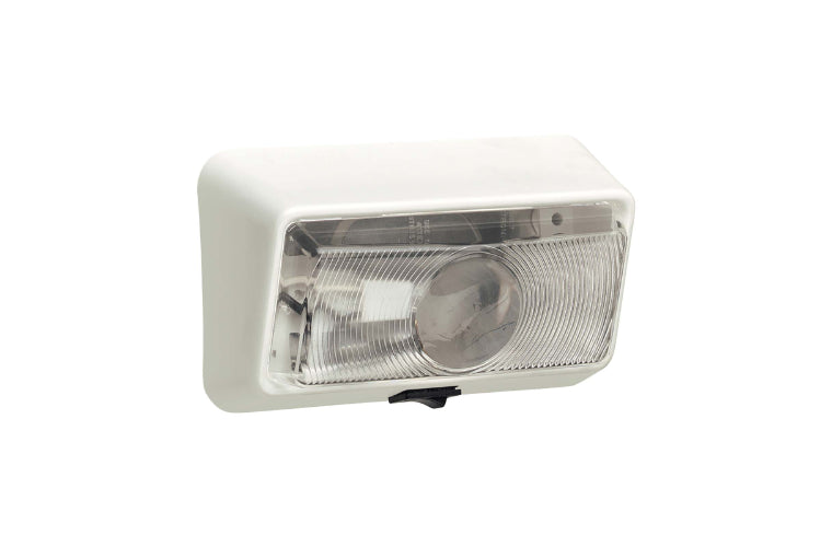 Narva Porch Light 12V With Switch White 86830BL