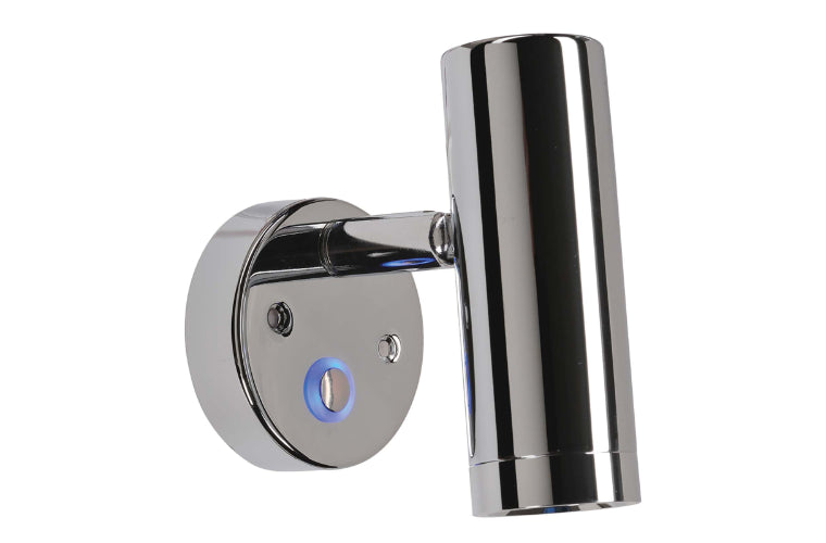 Narva Interior Lamp Chrome with Dimming Switch 10-30V 6000K 87462
