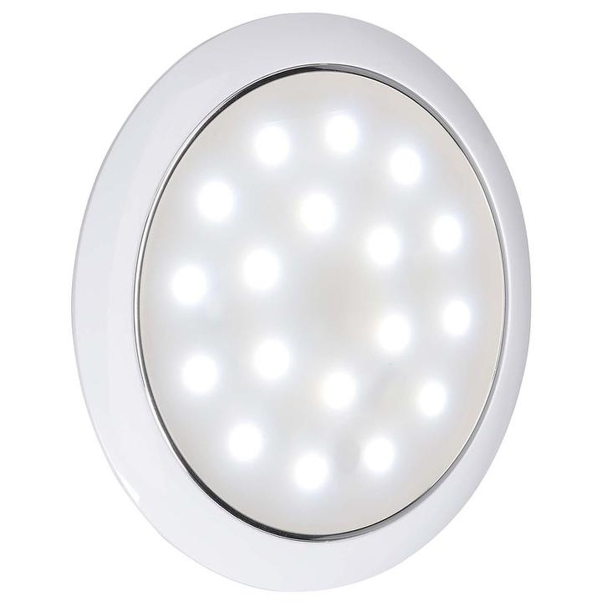 Narva Saturn Dual Colour Interior Lamp with Touch Switch Round White/Red 130mm 12V 5700K 87503WRBL