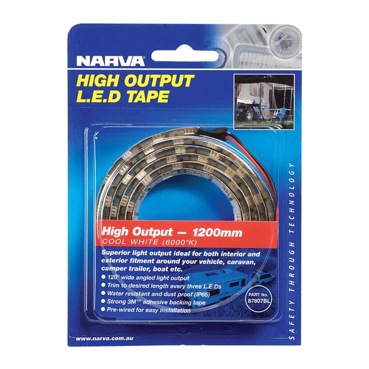 Narva LED Tape with High Output Cool White 600mm 12V 6000K 87806BL