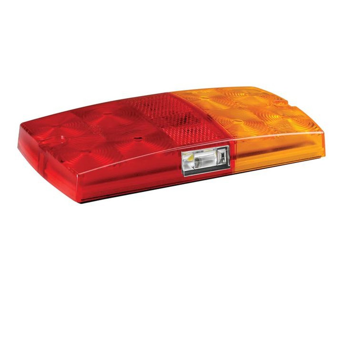 Narva Model 36 LED Slimline Rear Combo Lamp with Licence Plate Plate Lamp Red/Amber 156mm x 81mm 12V (10Pk) 93634/10