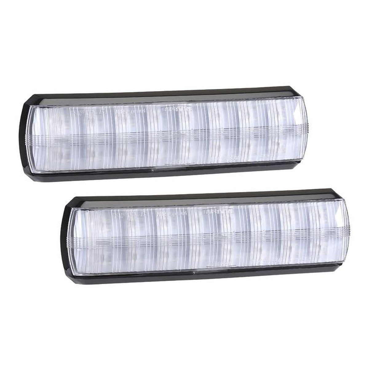 Narva LED Slimline Rear Stop/Tail/Indicator Lamp Red/Amber 10-30V Twin Pack 93810BL2