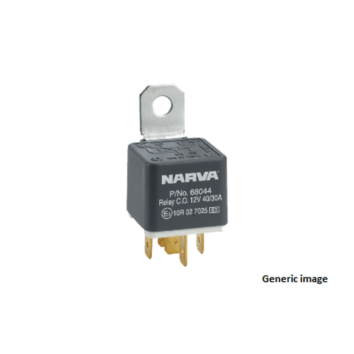 Narva Relay Normally Open With Resistor 24V 4 Pin 50A 68020BL