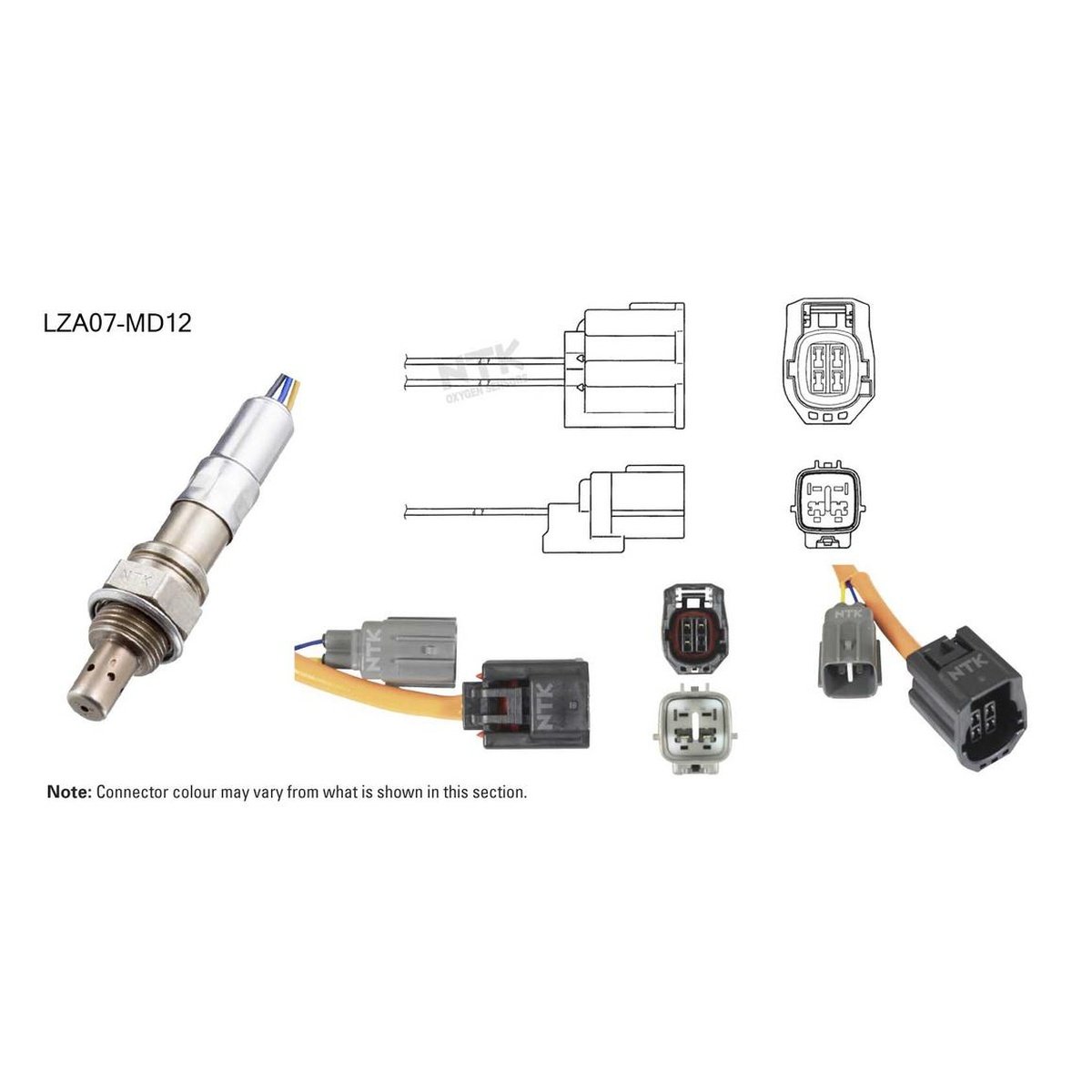 NTK Oxygen Lambda Sensor LZA07-MD12
