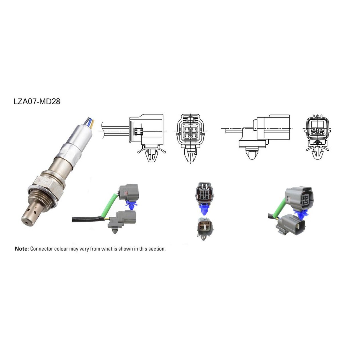 NTK Oxygen Lambda Sensor LZA07-MD28
