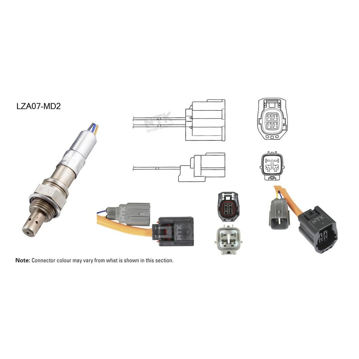 NTK Oxygen Lambda Sensor LZA07-MD2