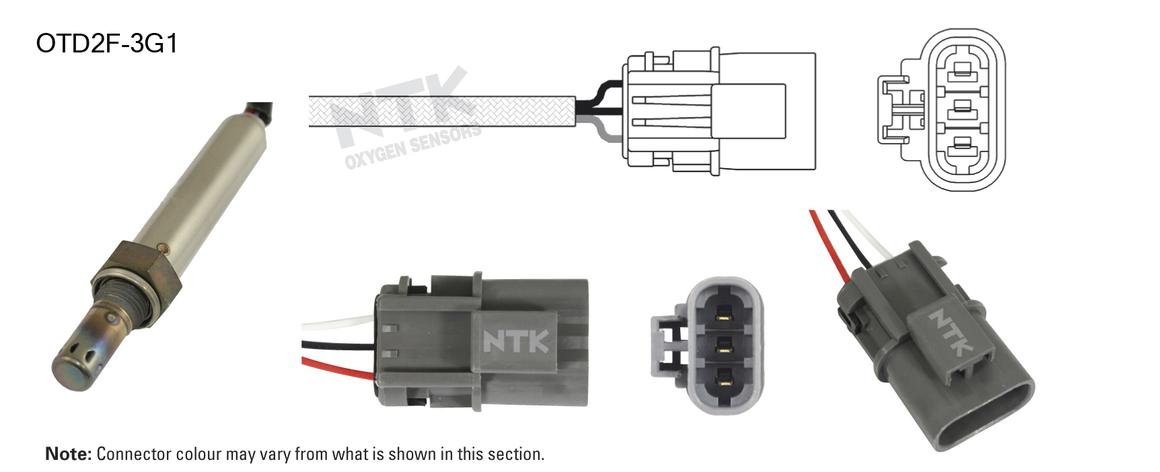 NTK Oxygen Lambda Sensor OTD2F-3G1