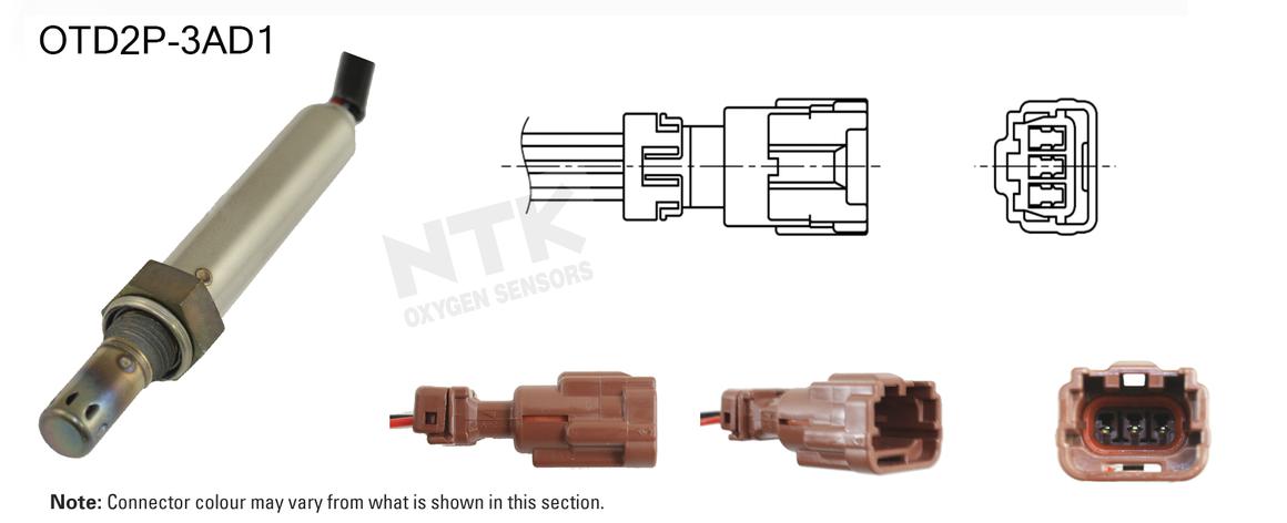 NTK Oxygen Lambda Sensor OTD2P-3AD1