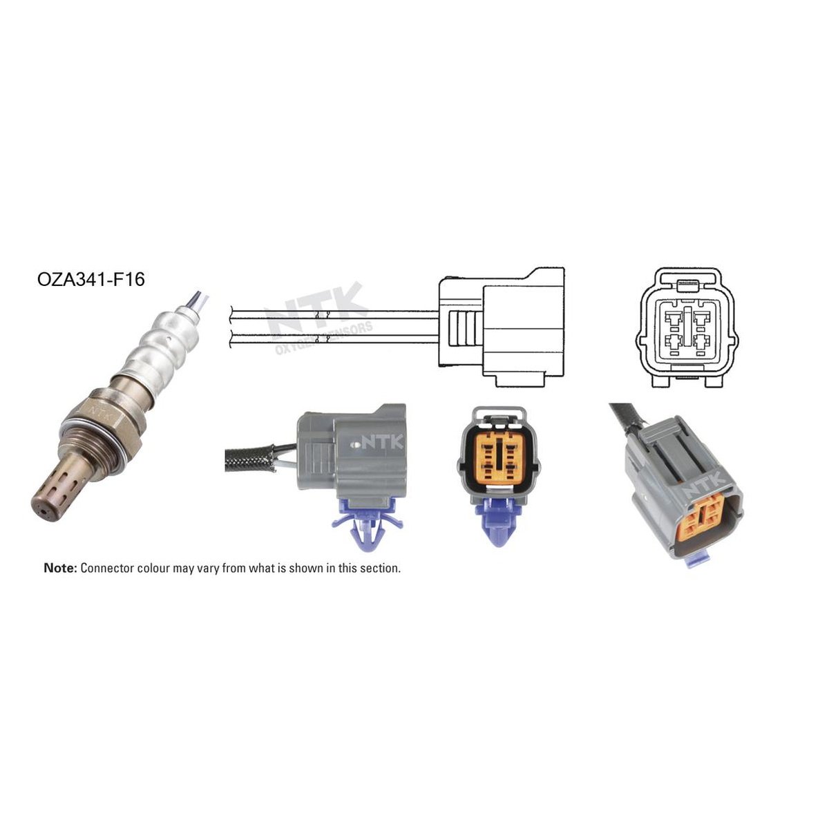 NTK Oxygen Lambda Sensor OZA341-F16